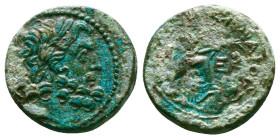 Greek Coins. Seleukid Empire, 4th - 1st century B.C. AE
Reference:
Condition: Very Fine

Weight:7.01gr
Dimention:20.28mm