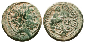 Greek Coins. Seleukid Empire, 4th - 1st century B.C. AE
Reference:
Condition: Very Fine

Weight:8.70gr
Dimention:21.37mm