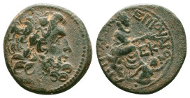 Greek Coins. Seleukid Empire, 4th - 1st century B.C. AE
Reference:
Condition: Very Fine

Weight´6.29gr Dimention19.59mm
