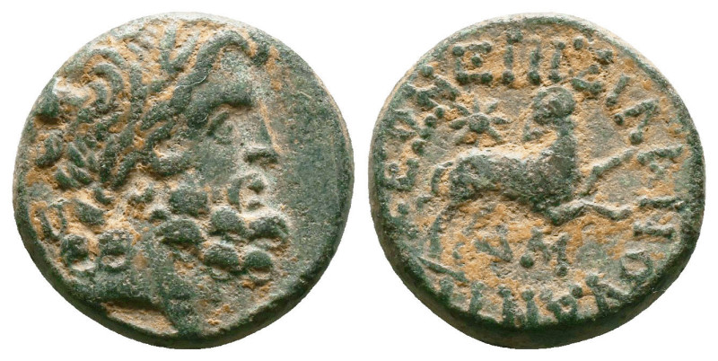 Greek Coins. Seleukid Empire, 4th - 1st century B.C. AE
Reference:
Condition: ...