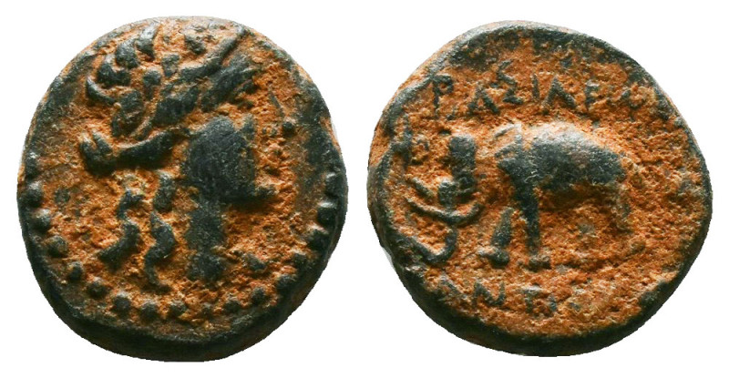 SELEUKID KINGS. Antiochos III ‘the Great’ (?), 223-187 BC. Ae
Reference:
Condi...