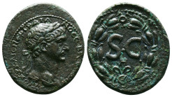 TRAJAN, A.D. 98-117. Seleucis and Piera, Antioch. AE 
Reference:
Condition: Very Fine

Weight:16.41gr
Dimention:30.20mm