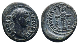 Roman Provincial Coins, Trajan (98-117). Phrygia Cotiaeum. Æ
Reference:
Condition: Very Fine

Weight:3.52gr
Dimention:15.97mm