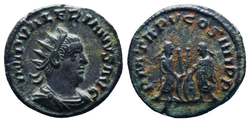 Valerian II. Caesar, A.D. 256-258. AR antoninianus
Reference:
Condition: Very ...