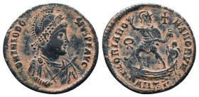 Roman Imperial Coins, Theodosius I. A.D. 379-395. AE majorina
Reference:
Condition: Very Fine

Weight:4.20gr
Dimention:22.34mm