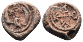 Byzantine Lead Seals, 7th - 13th Centuries
Reference:
Condition: Very Fine

Weight:10.57gr
Dimention:18.80mm