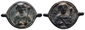 Byzantine Lead Seals, 7th - 13th Centuries
Reference:
Condition: Very Fine

Weight:11.30gr
Dimention:23.93mm