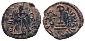 Arab - Byzantine Coins AE, 7th - 13th Centuries.
Reference:
Condition: Very Fine

Weight:2.44gr
Dimention:20.95mm