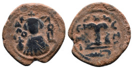 Arab - Byzantine Coins AE, 7th - 13th Centuries.
Reference:
Condition: Very Fine

Weight:4.23gr
Dimention:22.36mm