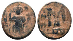 Arab - Byzantine Coins AE, 7th - 13th Centuries.
Reference:
Condition: Very Fine

Weight:4.60gr
Dimention:19.34mm