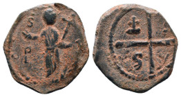 Crusaders Coins, 11th - 13th Centuries.
Reference:
Condition: Very Fine

Weight:2.63gr
Dimention:20.58mm