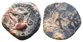 Judae Coins, Ae.
Reference:
Condition: Very Fine

Weight:1.68gr
Dimention:16.56mm