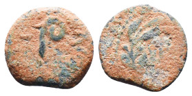 Judae Coins, Ae.
Reference:
Condition: Very Fine

Weight:1.62gr
Dimention:13.13mm