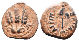 Judae Coins, Ae.
Reference:
Condition: Very Fine

Weight:1.96gr
Dimention:16.72mm