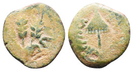 Judae Coins, Ae.
Reference:
Condition: Very Fine

Weight:2.23gr
Dimention:17.79mm