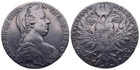 AUSTRIA. 1 Thaler. Maria Theresa. 
Reference:
Condition: Very Fine

Weight:27.73gr
Dimention:39.96mm