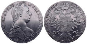 AUSTRIA. 1 Thaler. Maria Theresa. 
Reference:
Condition: Very Fine

Weight:28.11gr
Dimention:40.75mm