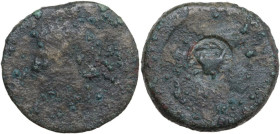 Sicily. Akragas. AE Hemilitron, 405-367 BC. Obv. c/m crab within incuse circle. CNS I 99CM. AE. 15.45 g. 27.00 mm. F. After the destruction of the cit...