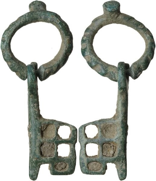 Bronze key. Roman. 59 mm.