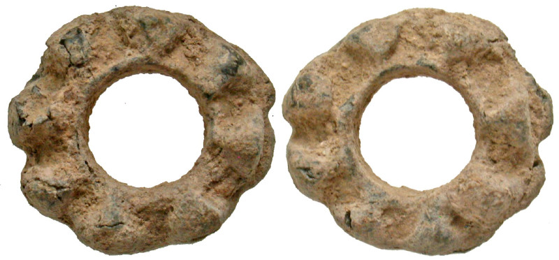 "Celtic. Tourini tribe. Ca. 500-200 B.C. Celtic proto-money (18.7 mm, 5.02 g). "...