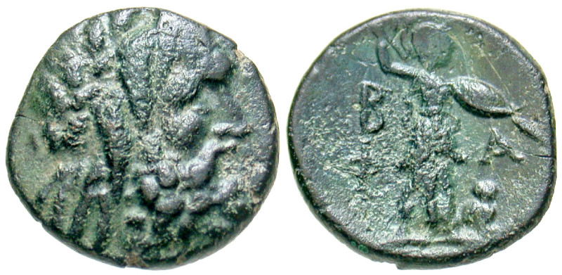 "Macedonian Kingdom. Philip V. 221-179 B.C. AE 16 (15.5 mm, 3.13 g, 11 h). Pella...