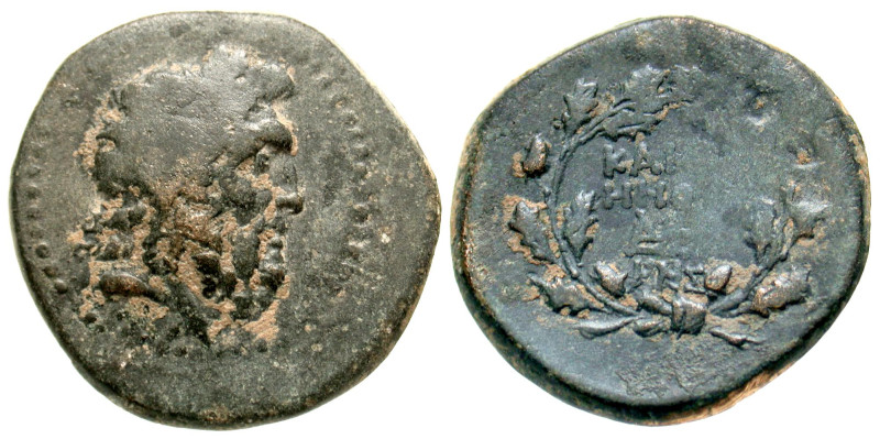 "Pontos, Kamos. Mid 1st Century B.C. AE 23 (23 mm, 8.27 g, 11 h). Dated SE 258 (...