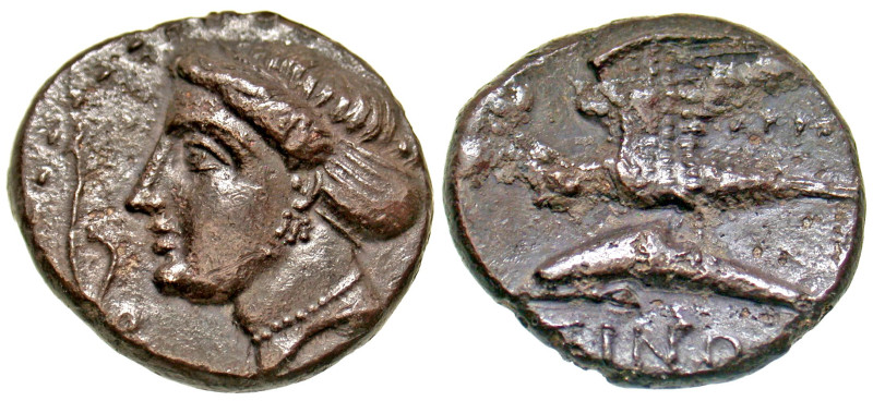 "Paphlagonia, Sinope. Ca.. 350/30-300 B.C. AR drachm (19.3 mm, 5.74 g, 5 h). Agr...