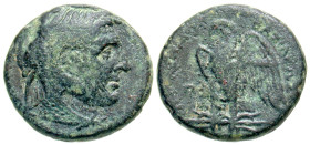 "Ptolemaic Kingdom. Ptolemy I Soter. As King, 305-282 B.C. AE obol (21.4 mm, 8.10 g, 12 h). Alexandreia mint, Struck ca. 294-282 B.C. Diademed head of...