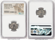 Faustina Junior (AD 147-175/6). AR denarius (19mm, 3.23 gm, 6h). NGC Choice XF 5/5 - 3/5. Rome, AD 147-150. FAVSTINAE-AVG PII AVG FIL, draped bust of ...