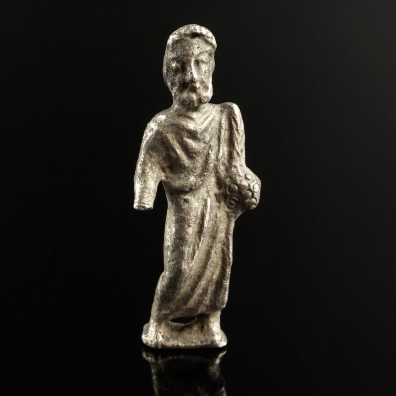 Roman Silver Statuette
1st-3rd century CE
Silver, 34 mm, 6,75 g
Massive cast ...