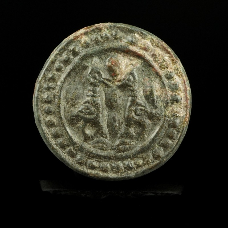 Byzantine Mould/Matrix
7th-8th century CE
Bronze, 31 mm
Positiv matrix to pro...