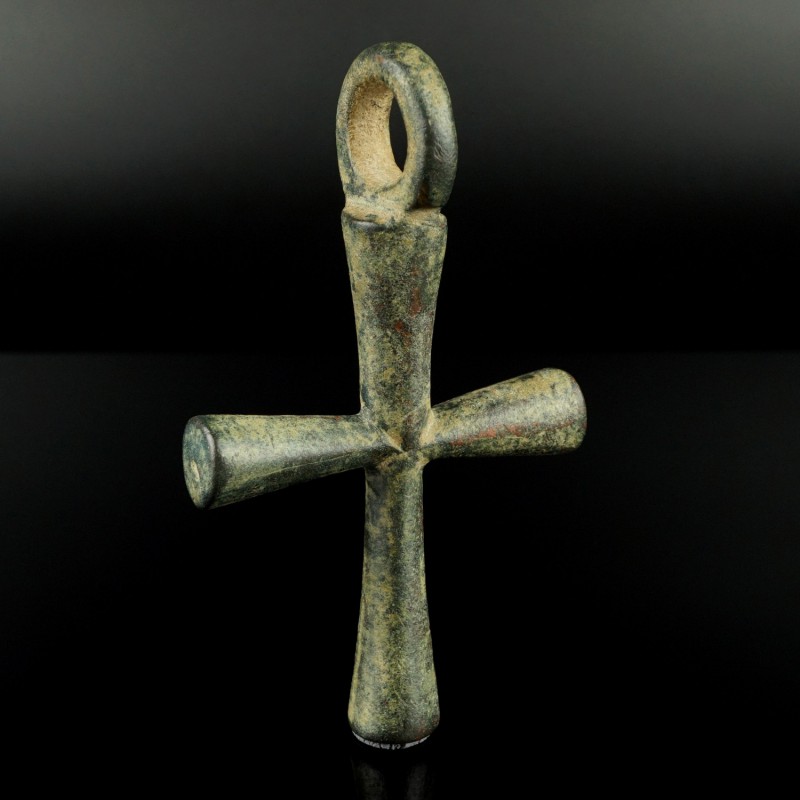 Byzantine Cross Pendant
8th-12th century CE
Bronze, 95 mm
Massive cast cross ...