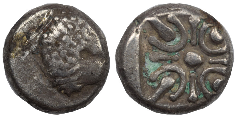SATRAPS OF CARIA. Hekatomnos, circa 392/1-377/6 BC. Obol (silver, 1.00 g, 8 mm)....