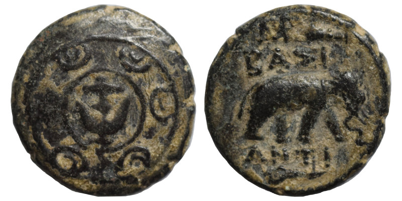 SELEUKID KINGS of SYRIA. Antiochos I Soter, 281-261 BC. Ae (bronze, 1.28 g, 12 m...