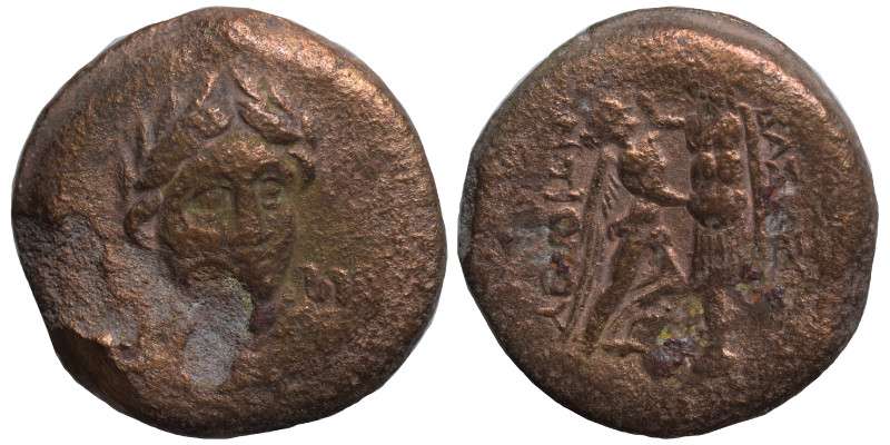 SELEUKID KINGS of SYRIA. Antiochos I Soter, 281-261 BC. (bronze, 8.00 g, 22 mm),...