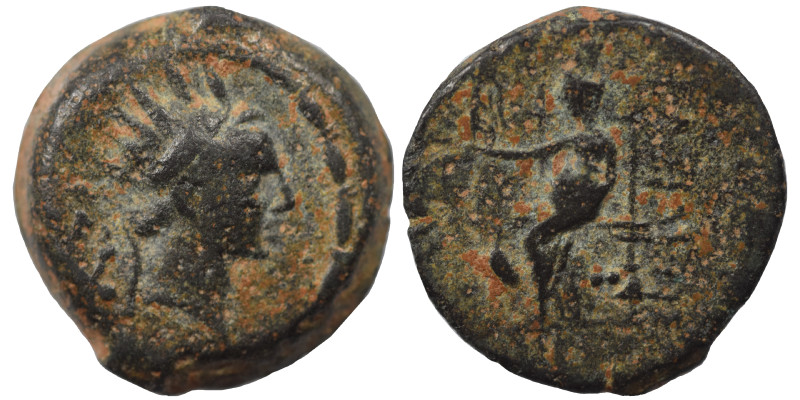 SELEUKID KINGS of SYRIA. Antiochos IV Epiphanes, 175-164 BC. Chalkous (bronze, 3...