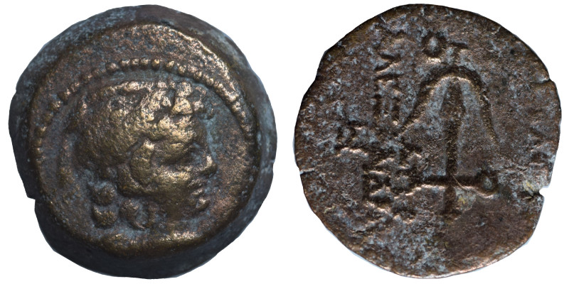 SELEUKID KINGS of SYRIA. Alexander I Balas (?), 152-145 BC. Ae (bronze, 3.17 g, ...