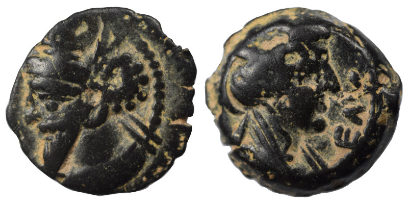 KINGS of PARTHIA. Osroes I, circa 109-129. Chalkous (bronze, 1.59 g, 11 mm), Sel...