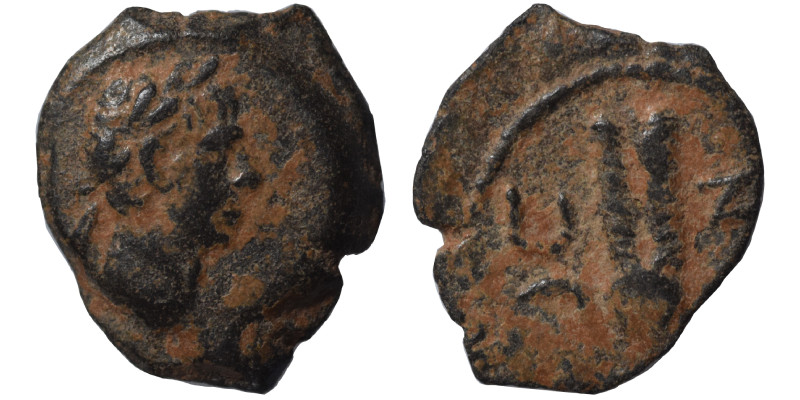 EGYPT. Alexandria. Trajan, 98-117. Chalkous (bronze, 1.35 g, 14 mm). Laureate he...