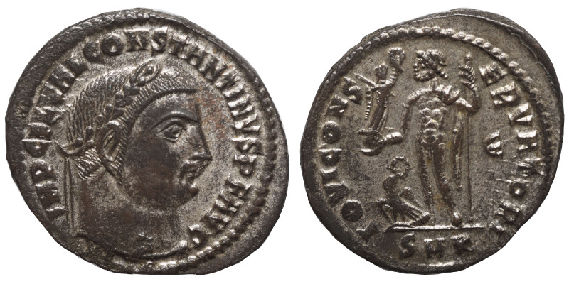 Constantine I, 307/310-337. Follis (silvered bronze, 3.73 g, 24 mm), Cyzicus. IM...