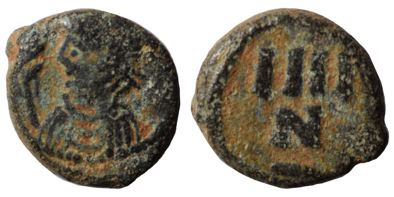 VANDALS. Municipal coinage of Carthage, around 480-533. 4 Nummi (bronze, 1.35 g,...