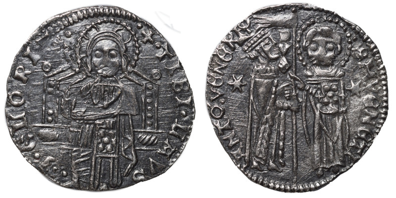 ITALY. Venezia (Venice). Antonio Veniero, 1382-1400. Grosso (silver, 1.82 g, 21 ...