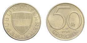 AUSTRIA 50 GROSHEN 1964 BA. 3,04 GR. SPL-FDC