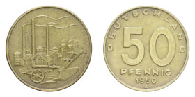 GERMANIA 50 PFENNIG 1950 A BA. 3,40 GR. BB-SPL