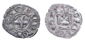 GRECIA FRANCA ACAIA FILIPPO DI TARANTO (1304-1313) DENARO TORNESE MI. 0,79 GR. BB+