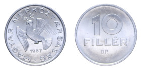 UNGHERIA 10 FILLER 1964 IT. 0,67 GR. FDC