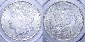 USA DOLLARO 1884 CC MORGAN AG. MS63 (SIGILLATO PCGS 7152,63/20588924)