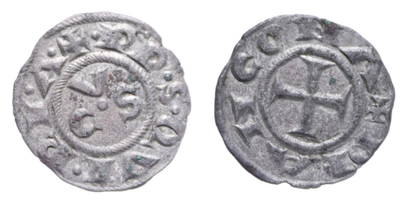 ANCONA REPUBBLICA (SEC. XIII-XIV) DENARO MI. 0,59 GR. BB-SPL