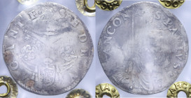 ANCONA SEDE VACANTE (1549-1550) GIULIO RRRRR MIR.965 AG. 2,98 GR. qBB/MB-BB (SIGILLATA MARCOCCIA)