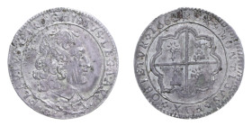AVIGNONE ALESSANDRO VII (1655-1667) LUIGINO 1662 RR AG. 2,22 GR. SPL